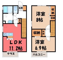 パルコ プレッソ Aの物件間取画像